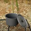 Outdoor 8l Großes Fassungsvermögen Hängender Topf Ultraleichte Aluminiumlegierung Marschtopf Camping Kochen Wasser kochen Rucksack Kochen Ausrüstung