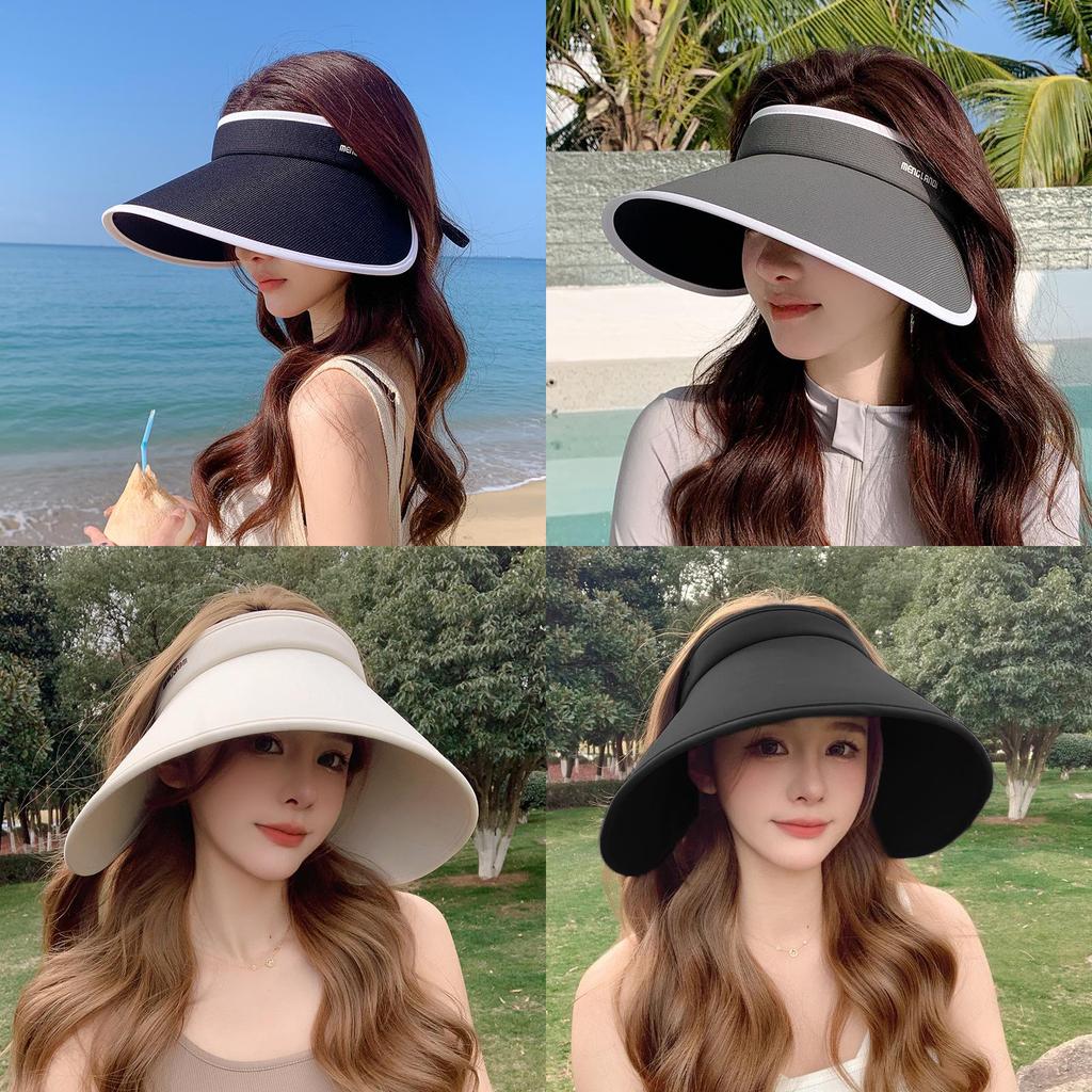 Summer Sun Hat For Women Large Brim Ventilated Uv Protection Foldable Garden Hat