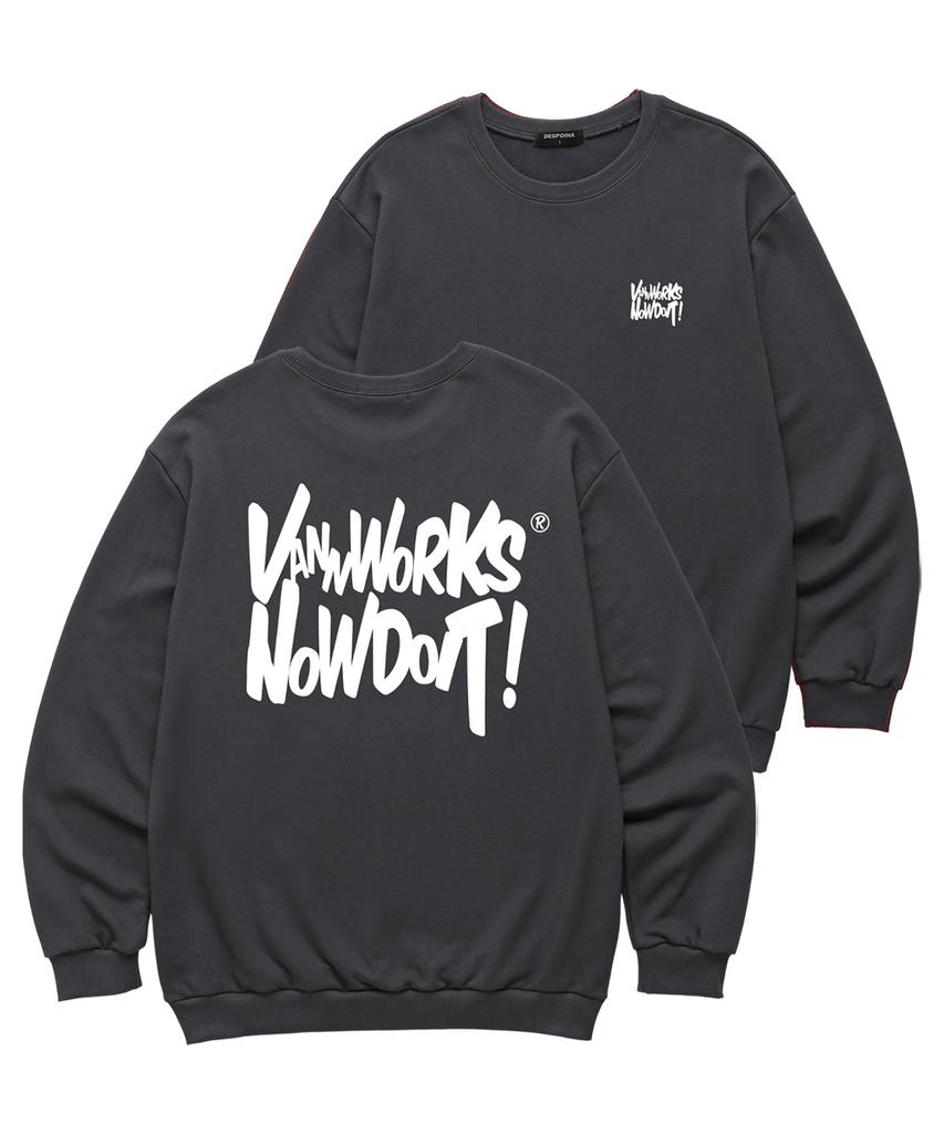 VANNWORKS Now Doit Sweatshirt (Vls0083) Charcoal (Type B)
