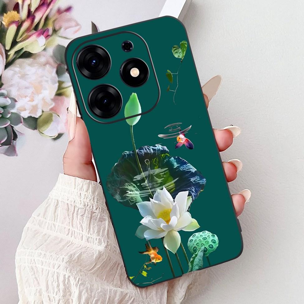 For Tecno Spark 10 Pro Case KI7 Silicone Cute Fashion Flower Cool Painted Soft Back Cover For Techno Spark 10 Pro Phone Case K17