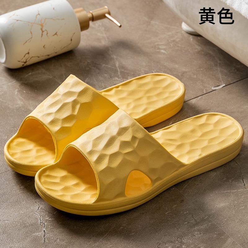 Water Cube summer slippers men's soft thick bottom indoor non-slip couple home home bathroom bath cool slippers women