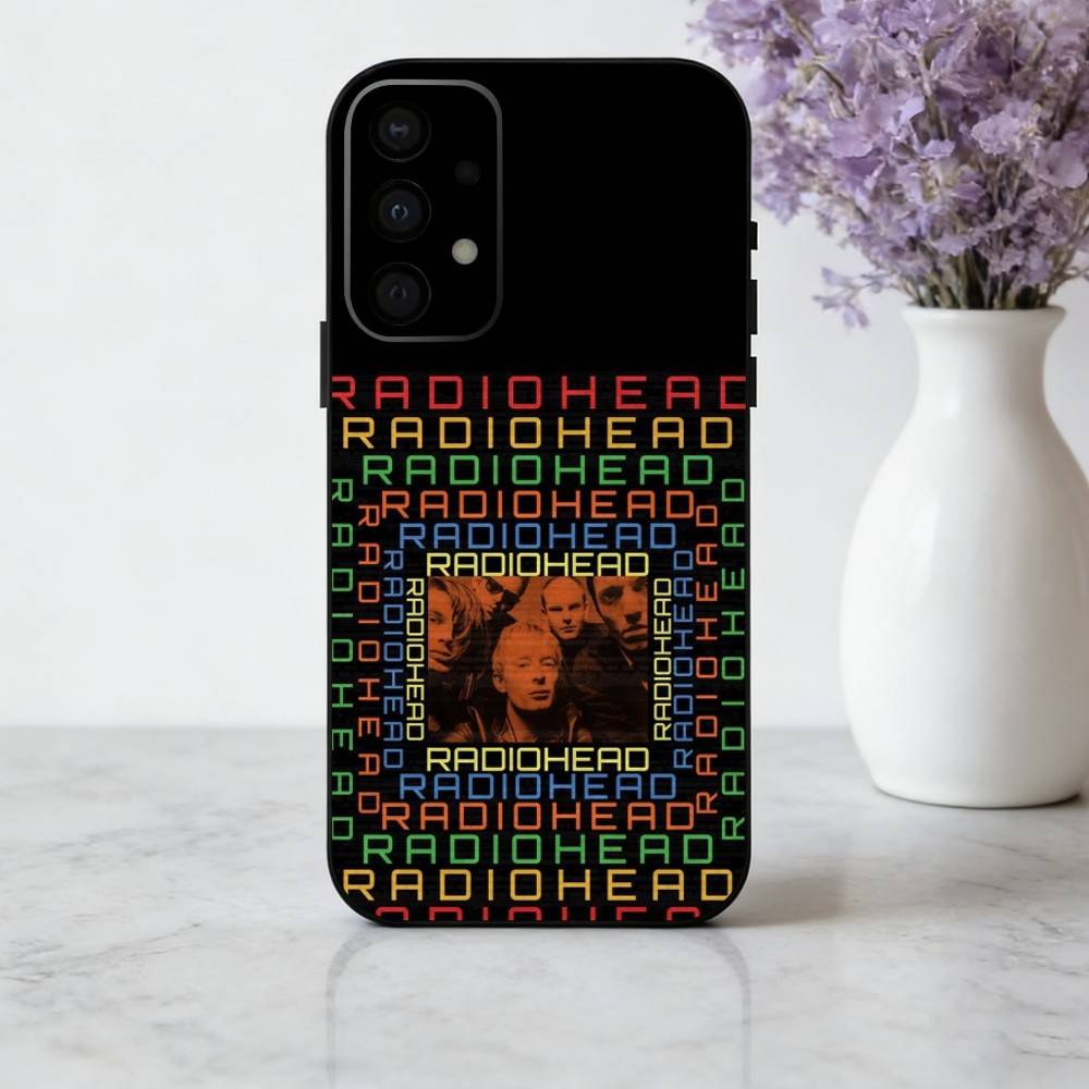 Alternative R-Radiohead -D band Phone Case For Samsung Galaxy A73,A72,A71,A70,A53,A52,A51,Soft Silicone Black Cover