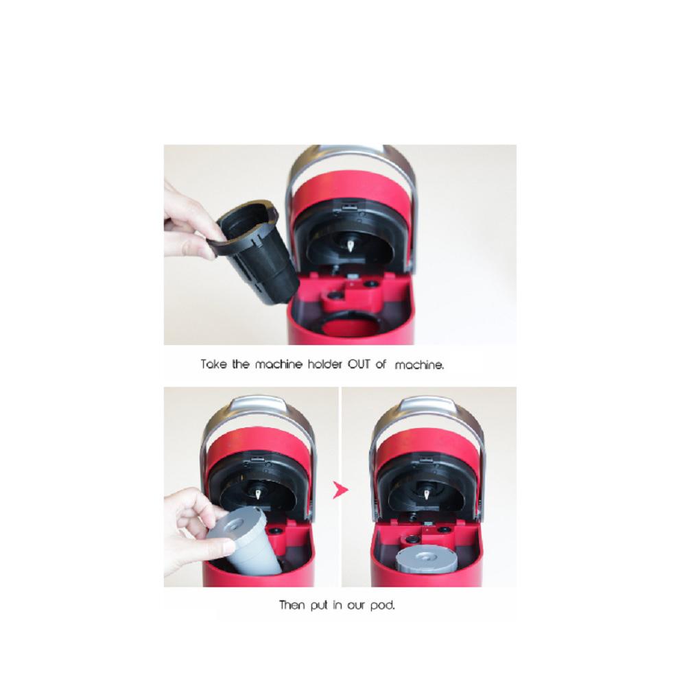 1 Set K-Cup Coffee Filter Reusable Replacement Refillable Holder For Keurig