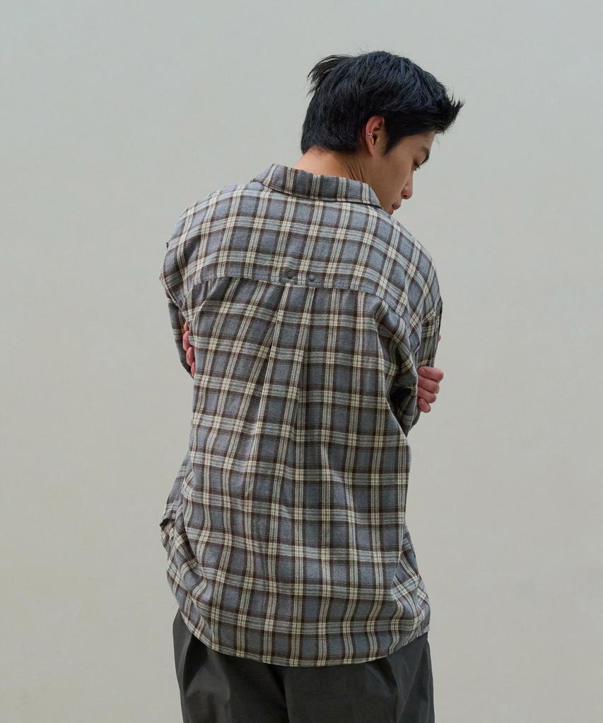 DESIRED Brushed Overfit Check Shirt-Ffsk5411D0D
