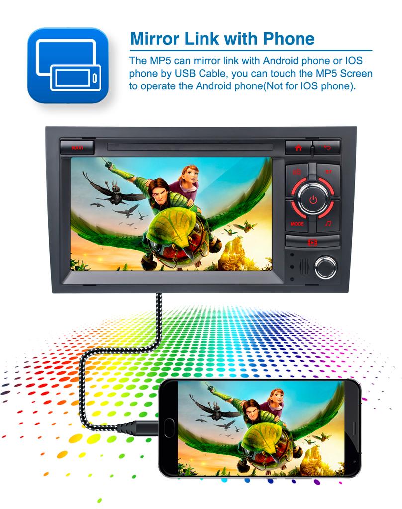 Trådløs Carplay Car Multimedia For A-udi A4 B8 B6 B7 S4 B7 B6 RS4 B7 SEAT Exeo Android12 Navigation DSP Wifi AutoRadio