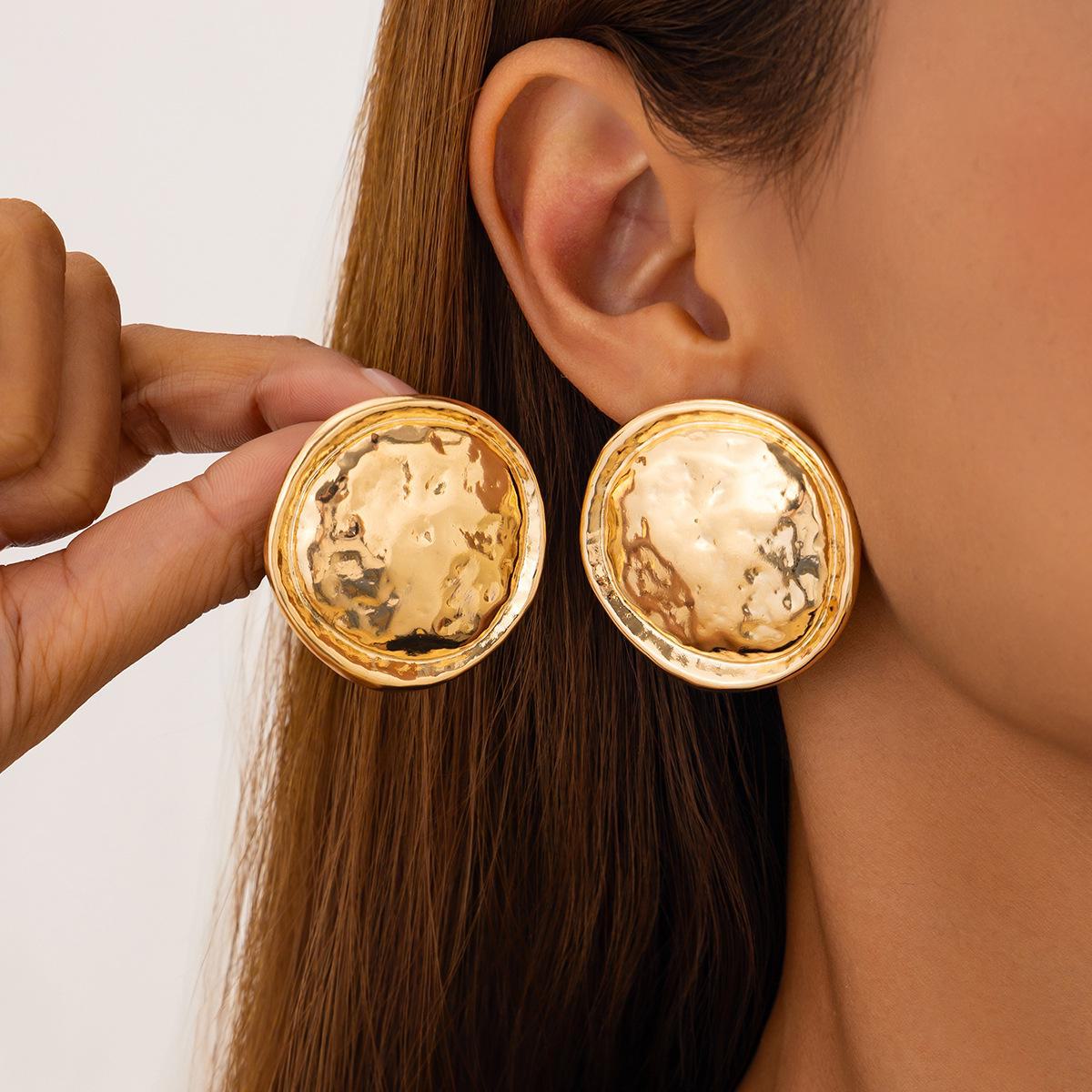 

Геометрические серьги «Liquid Lava Love» в европейско-американском стиле