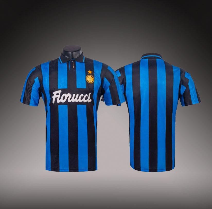 Serie A All League Inter Milan AC Milan to Zio Florence retro football jersey to undertake delivery S