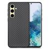For Samsung Galaxy S25+ Case Carbon Fiber Texture PU+PC+TPU Phone Back Cover