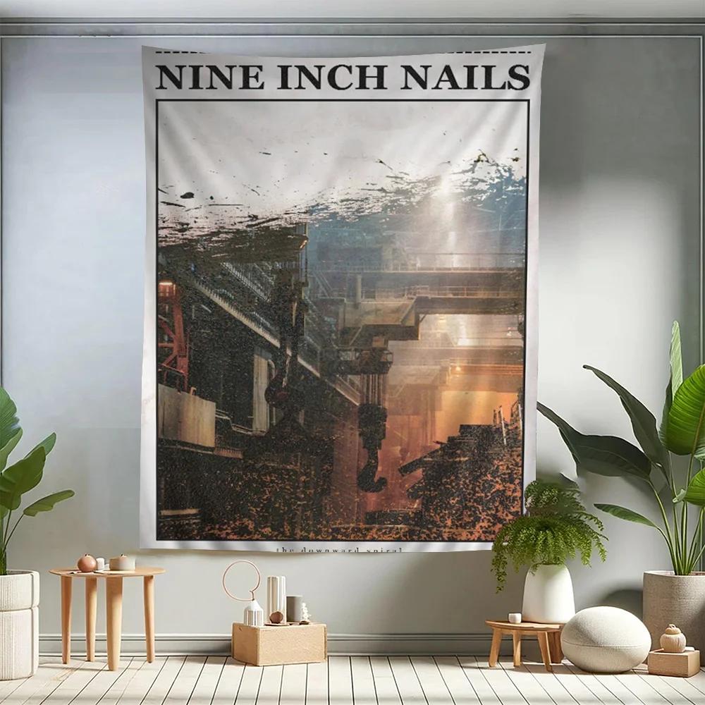 Tapestry Art Cartoon Nine Inch Nails Fantascienza Stanza Arredamento Casa Appeso a Parete Fogli