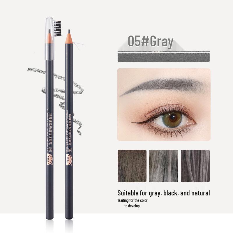 Henshi Precision Ultra-Fine Waterproof Eyebrow Pencil - Quick Draw, Smudge-Resistant, Long-Lasting Makeup Tool