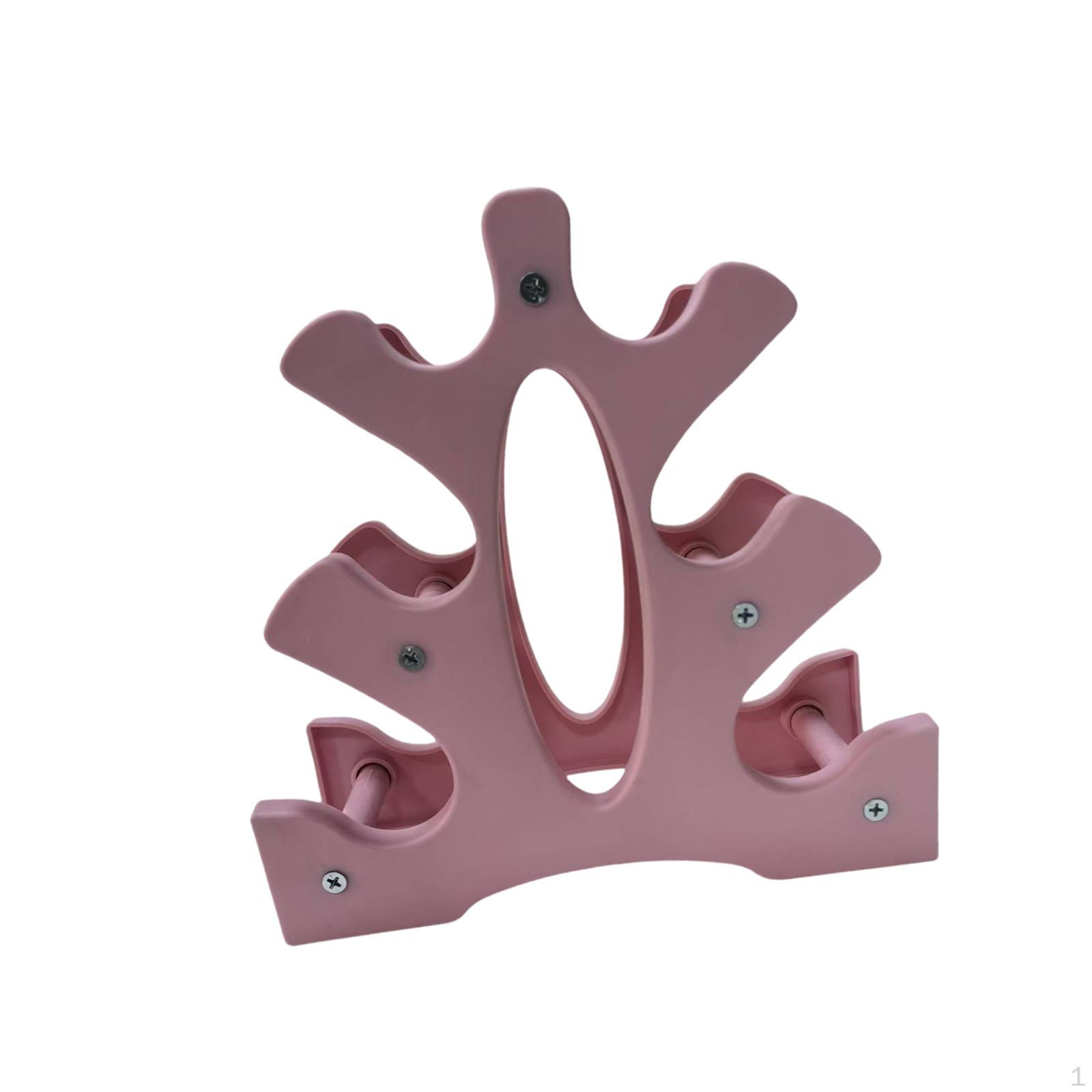 Compact, Non-slip And Stable 3-level Dumbbell Rack