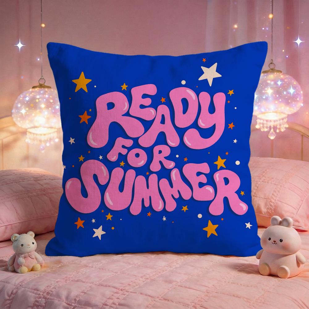 Positive Motivational Quote Cushion Cover Premium Comfort Reversible Pillow Cove Two In One Design for Any Room  Car Interior