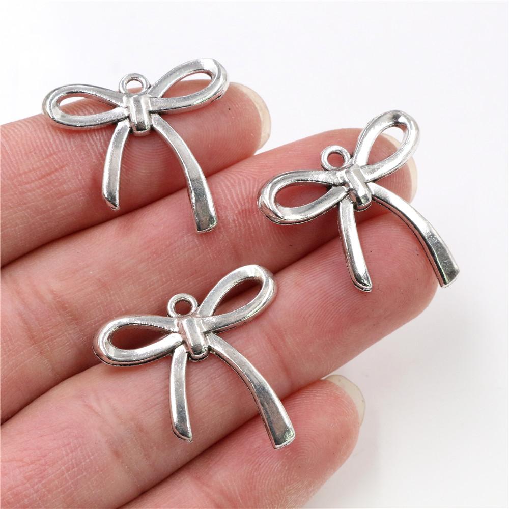 Fashion Antique Silver Plated Five-Pointed Star Heart Cute Handmade Charms Pendant:DIY for bracelet necklace