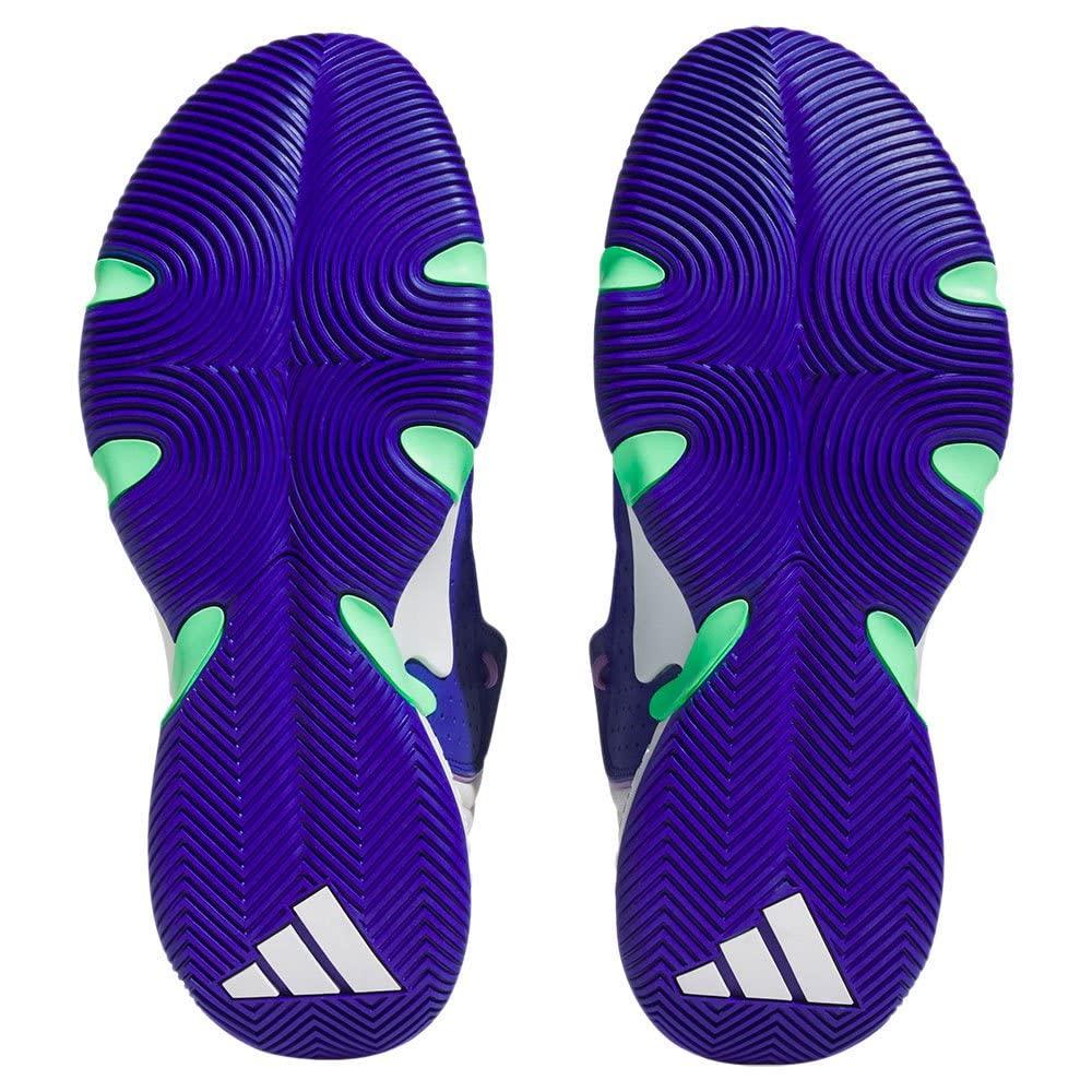 Adidas Trey Unlimited LRH33 Basketball Dash Blue Size Cm Men's Shoes, Gray/Footwear White/Lucid (HQ1019), 26.5