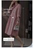 2025 Spring/Autumn Artistic Casual Loose Plus Size Women's Linen Slimming Shirt Dress
