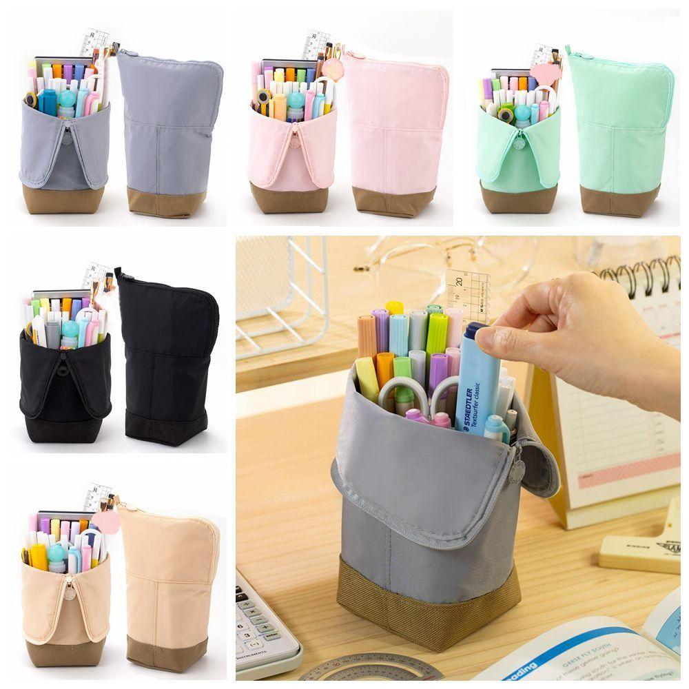 

Чехол-карандаш с отделениями, пенал большой емкости, новый стоящий пенал-пенал