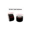 2Pcs 10.5X7.2X6.5X2Mm Rubber Pressure Roller For Tape Recorder Cassette Player Walkman Pressure Recorder Player Accessories
