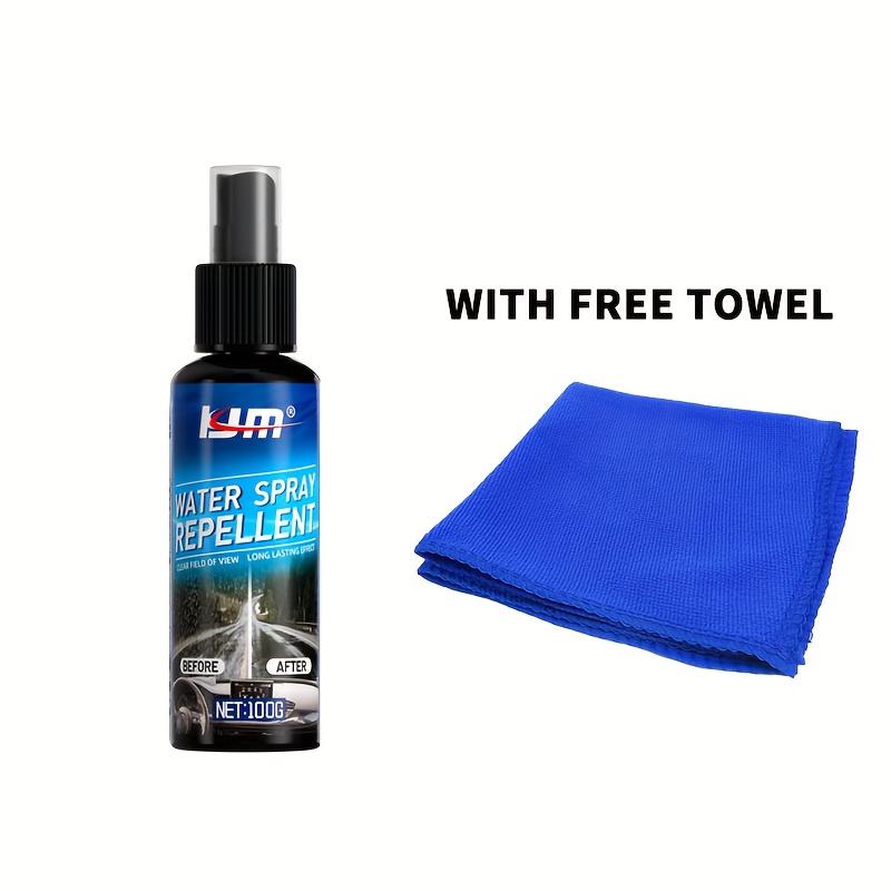 

Спрей-водоотталкиватель для стекол, Улучшает видимость во время дождя, Предотвращает налипание снега и льда, Средство для обработки стекла чёрный