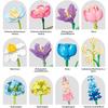 Flower Building Set for Adults Flower Bouquet Botanical Collection Unique Home Décor or Office Décor Great Gift for Her and Him (VASE NOT Included)