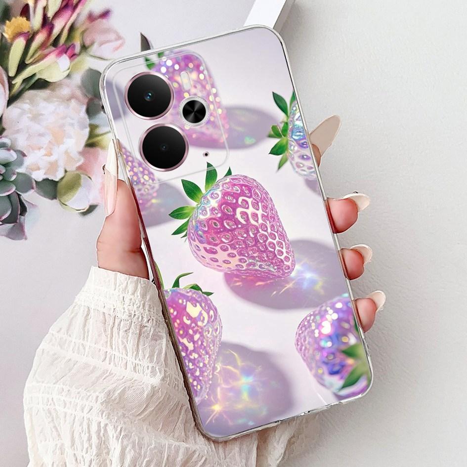 For Oppo Realme 14 14T 5G Case RMX5075 RMX5078 Popular Love Heart Shockproof Soft Silicone Cover For Realme14 Realme14T 5G Pouch