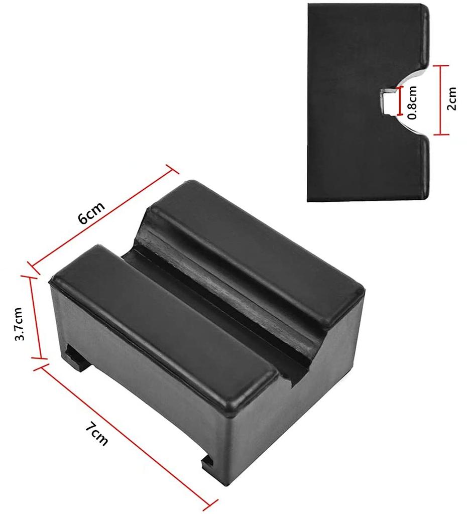 Jack Stand Pad Square Rubber Extra Durable Rubber Pad Universal Special Fiber Jack Rubber Pad Pack of 2