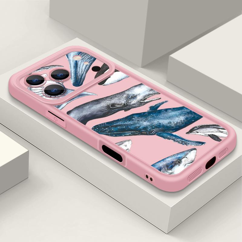 Blue and white surfing wave phone Case For iPhone 17 Pro Max 17e 16e Shockproof Silicone Soft Bumper Cover For iPhone 16 15 14 13 Pro Max 11
