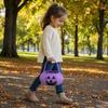 Halloween Pumpkin Candy Bag for Kids Reusable Non-Woven Trick or Treat Bucket Pumpkin