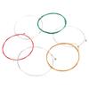 6Pcs Electric Guitar Strings Plated Steel Consistent Touch Full Bright Toning Colorful Strings