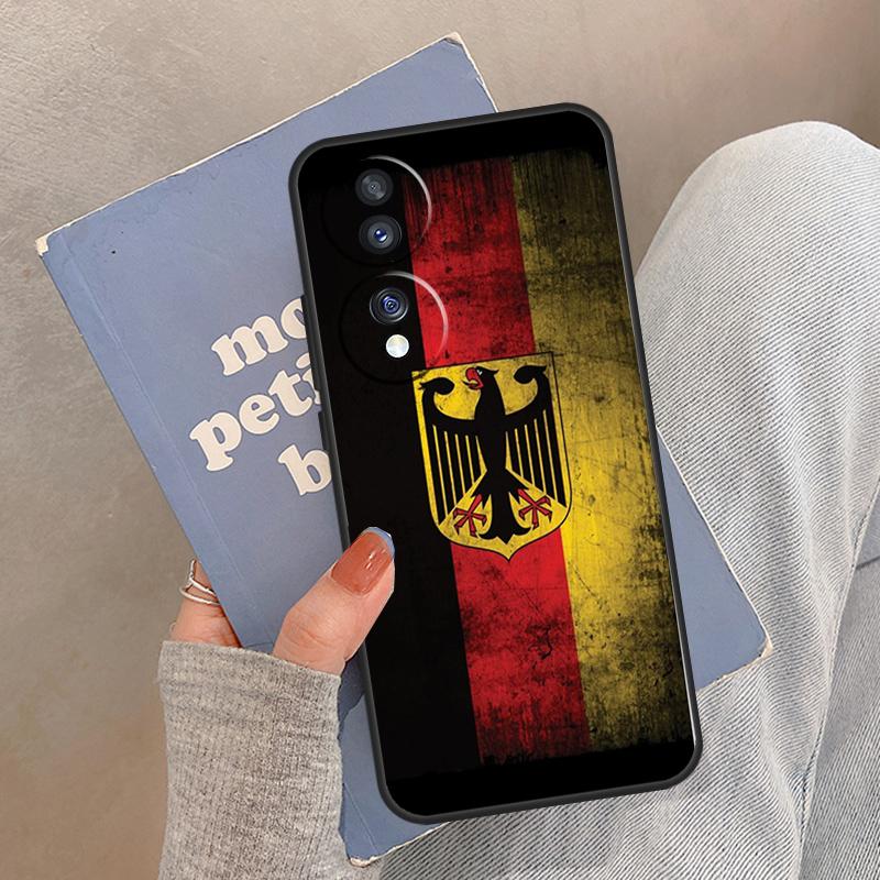 Germany Flag Emblem Case For Honor Magic 8 Pro 5 6 7 Lite Cover For Honor 400 200 90 70 50 X8a X8b X9a X9b X9c