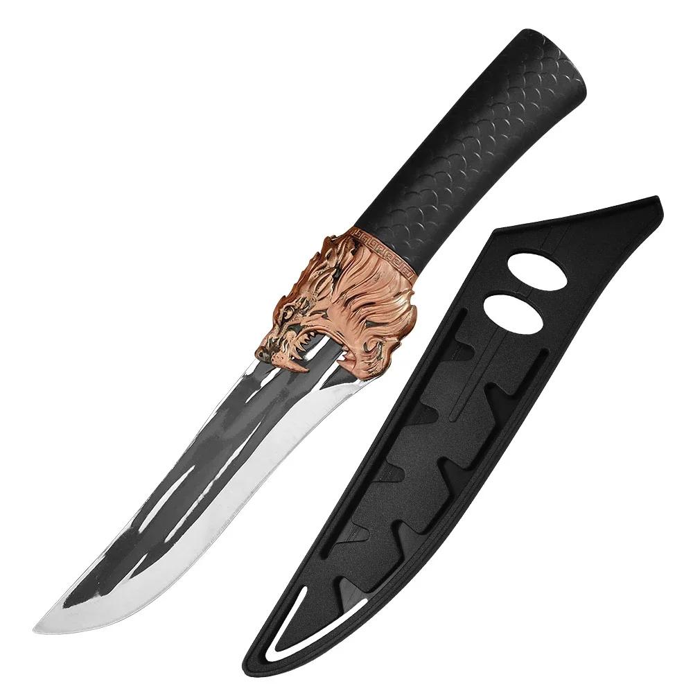 

Professional Butcher Boning Knife High-Quality Stainless Steel Chef Knife for Slicing Sharp Plastic Handle for Comfortable Grip красный