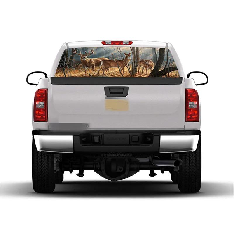 

Перфорированная графика на окно в стиле Stag, наклейка на автомобиль