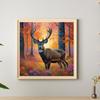 5D DIY Full Round Drill Diamond Painting Deer Kit Home Decoration Art Craft