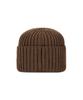 Bajal Va Curved Logo Washed Beanie Brown