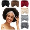 6 Stück Boho Stirnbänder für Damen, Vintage bedruckte elastische Haarbänder, rutschfeste stilvolle Haaraccessoires, mehrteiliges geknotetes Kopfschmuck-Set