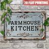 2D Flat Print Farmhouse Decor – Multipurpose Hanging for Outdoor & Kitchens