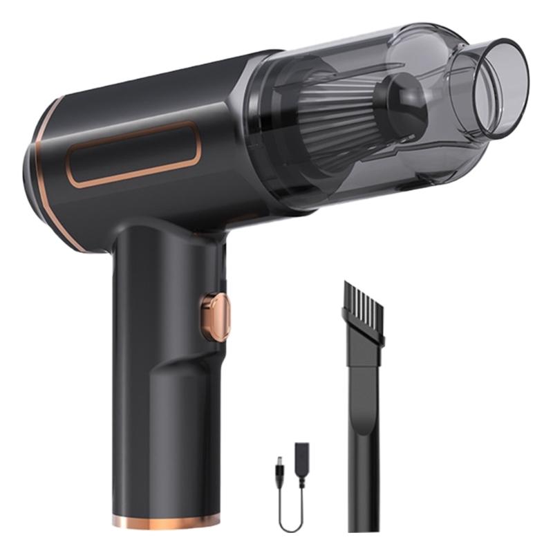 Compact Hand Vacuum with 5000Pa Suction Portable Dirt Cleaning Tool for Easy Cleaning of Car, Laptops, and Pet Hair