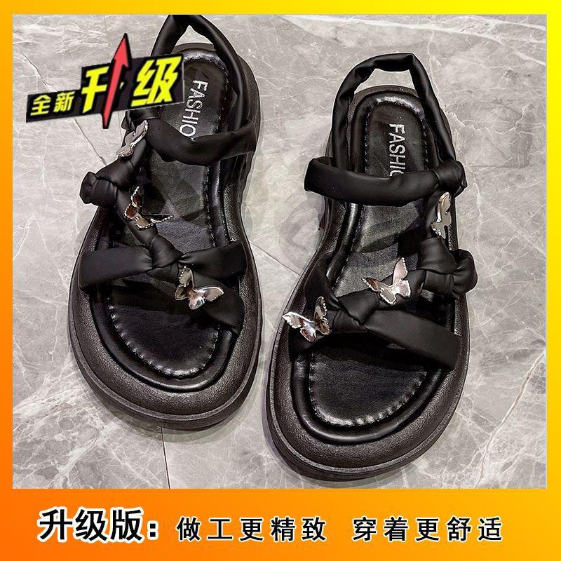 

Fashion platform casual comfortable beach shoes small sandals women s outer wear with skirt summer and autumn new 35