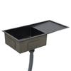 Handcrafted Kitchen Sink Black Stainless Steel