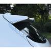 For - Toyota Highlander ABS Chrome Rear Window Spoiler Side Cover Trim