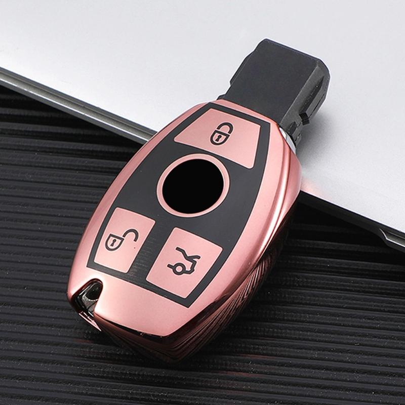 Soft TPU Auto for Smart Remote for Key Cover Bag Practical Vehicle Decor Fit for GLA200 GLC260 GLE320 C200 E300L