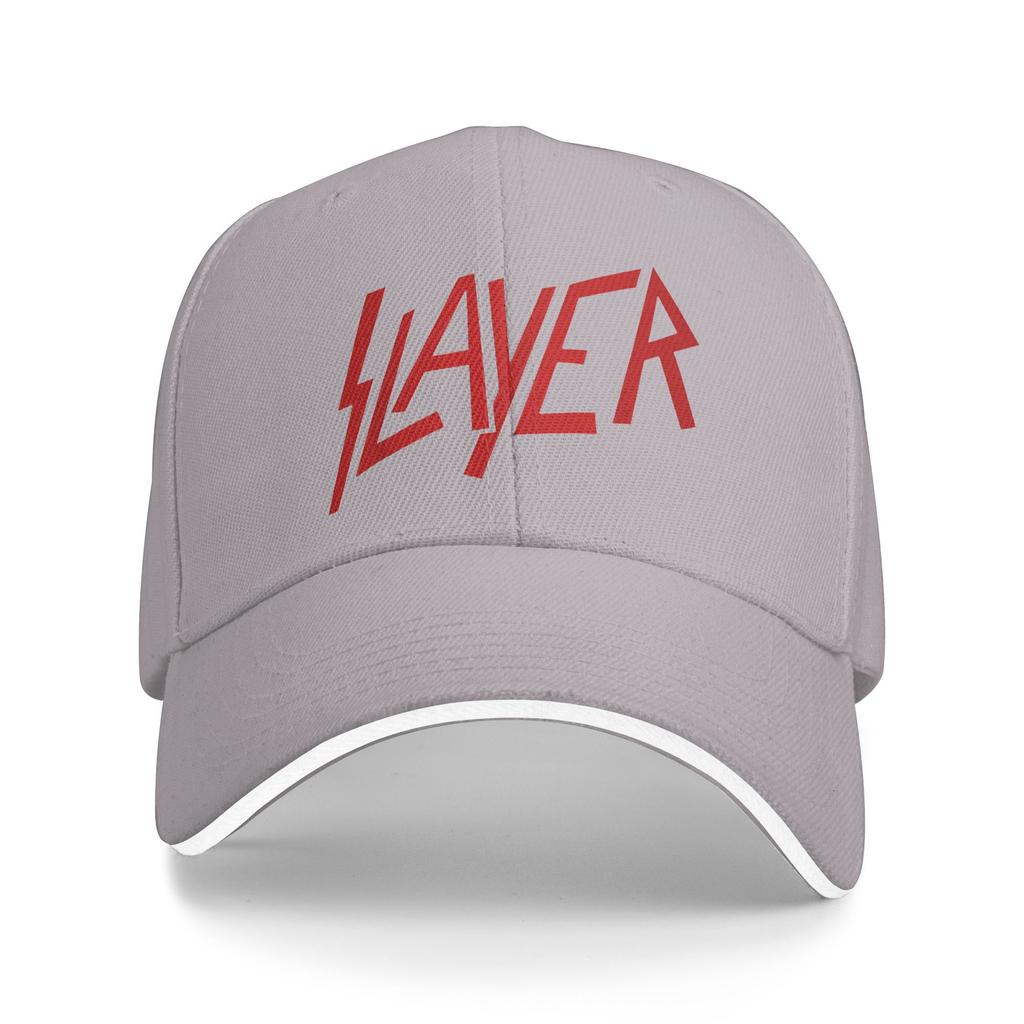 Logo Metal Band 1980s  Trash Metal  Baseball Cap Casual Slayer Sandwich Caps Unisex Style Adjustable Dad Hat Running Golf