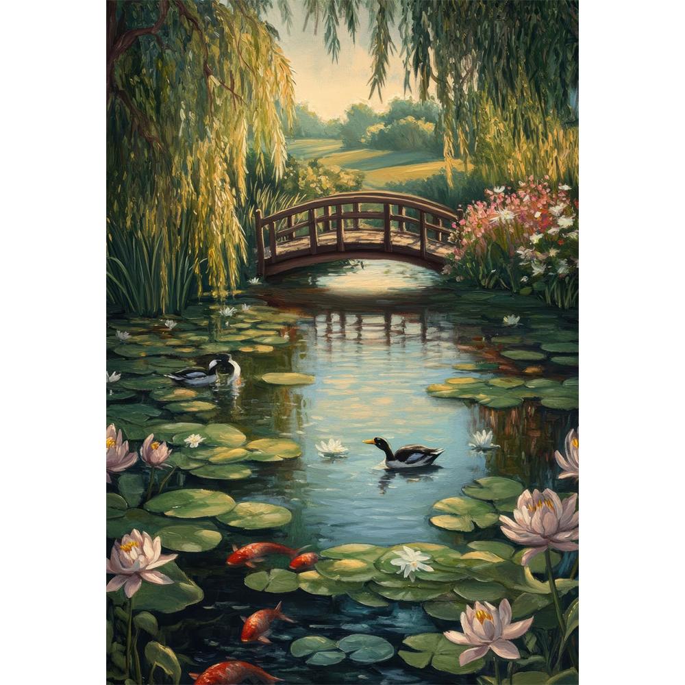 5D Diy Diamond Painting Cross Stitch Embroidery Vintage Woodland Animals Full Round Drill Home Decor Wall Art Gift