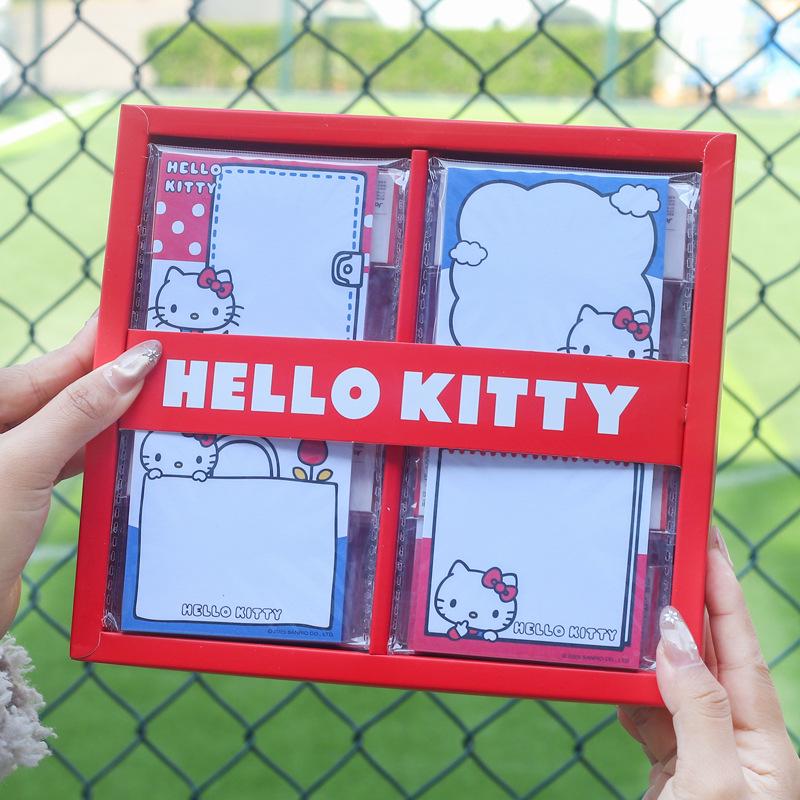 Эстетичные мультяшные стикеры Hello Kitty - Креативный блокнот для напоминаний без клея