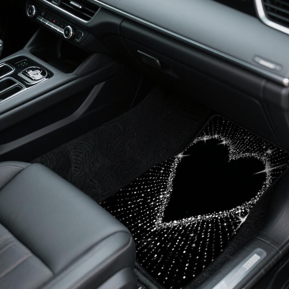 4pcs Car Floor Mats compatible with Hatchbacks or Minivans, featuring Easy Maintenance benefits and Car Owner Gift