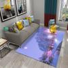 White Snow View Carpet Doormat Anti Slip Mat for Bathroom Kitchen Entrance Rugs Christmas Decor Bedroom Living Room Floor Carpet