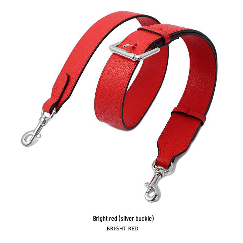 Lychee Grain Cowhide Bag Replacement Strap - Dionysus Versatile Wide Shoulder Strap MHS-A-9