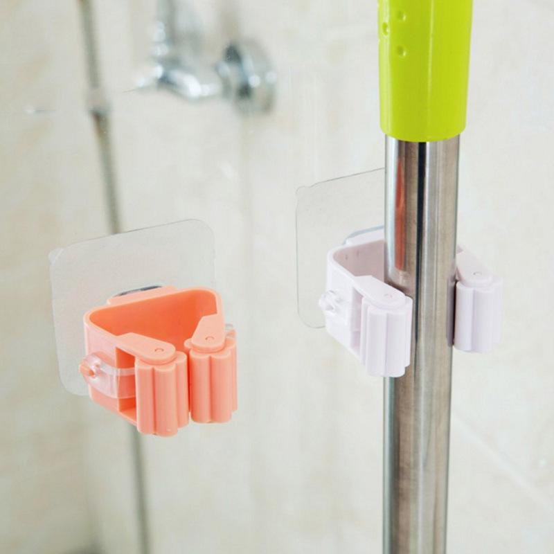 Traceless Nail-free Wall-mounted Mop and Broom Holder