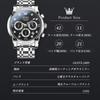 OLEVS Stylish Popular Analog Quartz Waterproof Business Silver with Stainless Steel Black Date Large Stylish Nam Men's Watch, Movement, Watch, Band,
