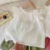 Girls' Sleeveless Ruffled Lace Tank & Shorts Set - Summer 2025 Collection