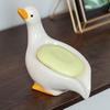 Soap Tray Self-Draining Soap Rack Cute Duck-Shaped Creative Rack For Shower Bathroom Kitchen Tub Sink Tray Bracket Bathroom